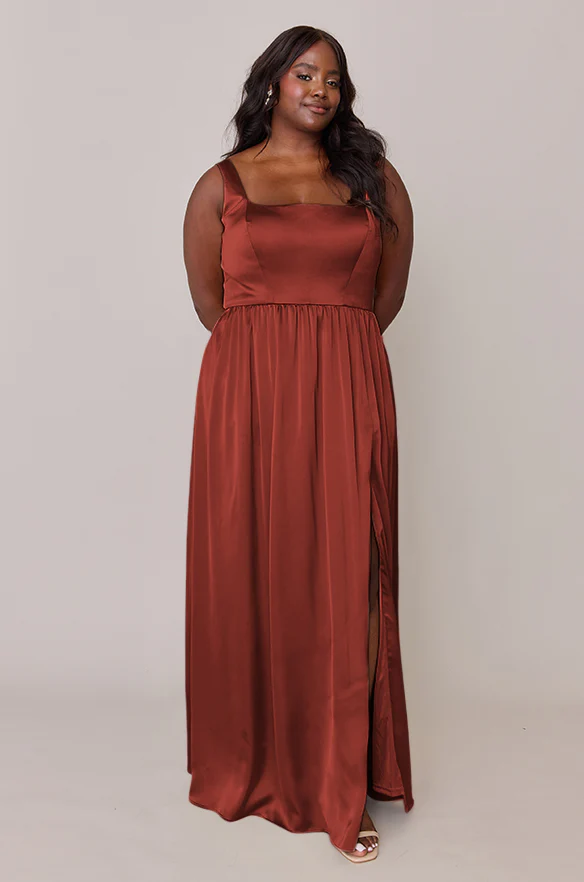 Whitney Satin Dress | Made To Order - Image 151