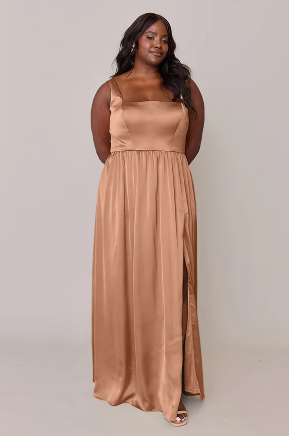 Whitney Satin Dress | Made To Order - Image 153