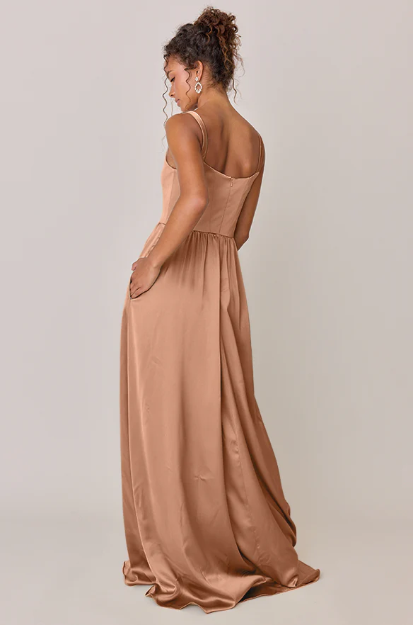 Whitney Satin Dress | Made To Order - Image 156