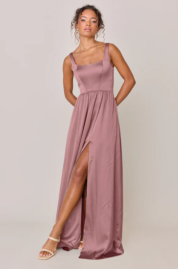 Whitney Satin Dress | Made To Order - Image 157