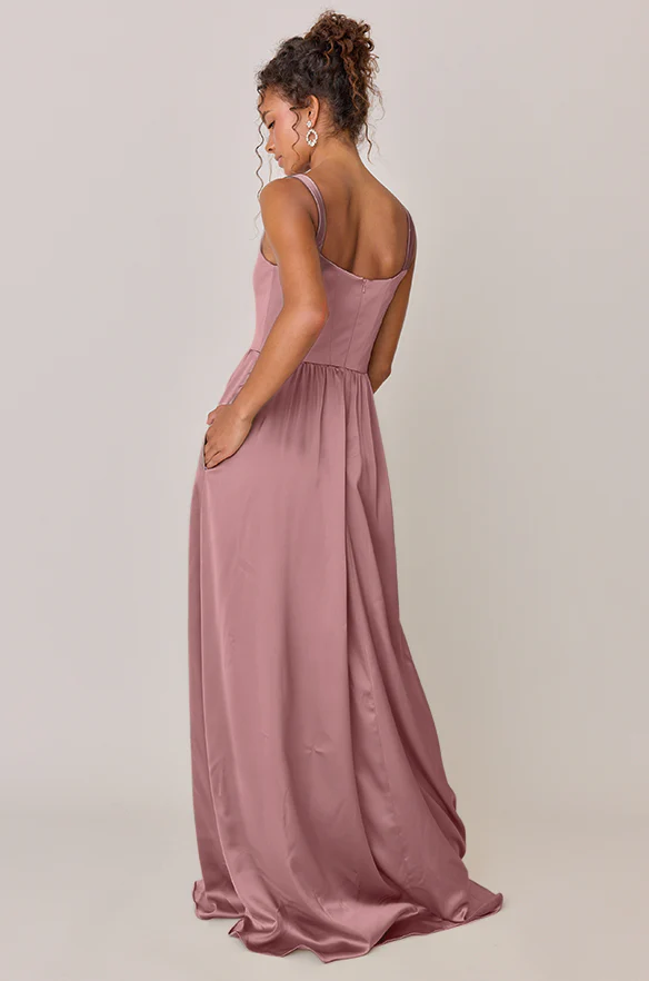Whitney Satin Dress | Made To Order - Image 158