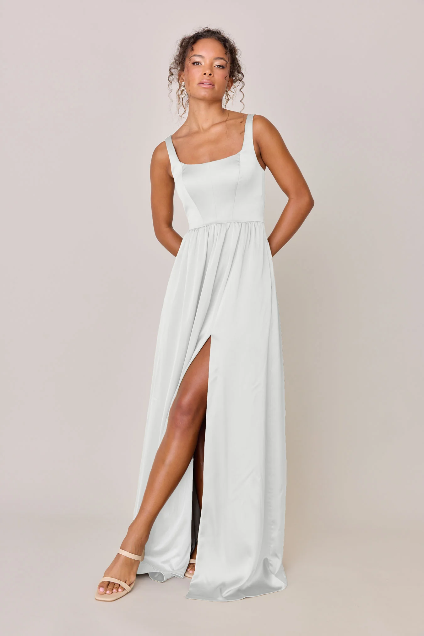 Whitney Satin Dress | Made To Order - Image 159