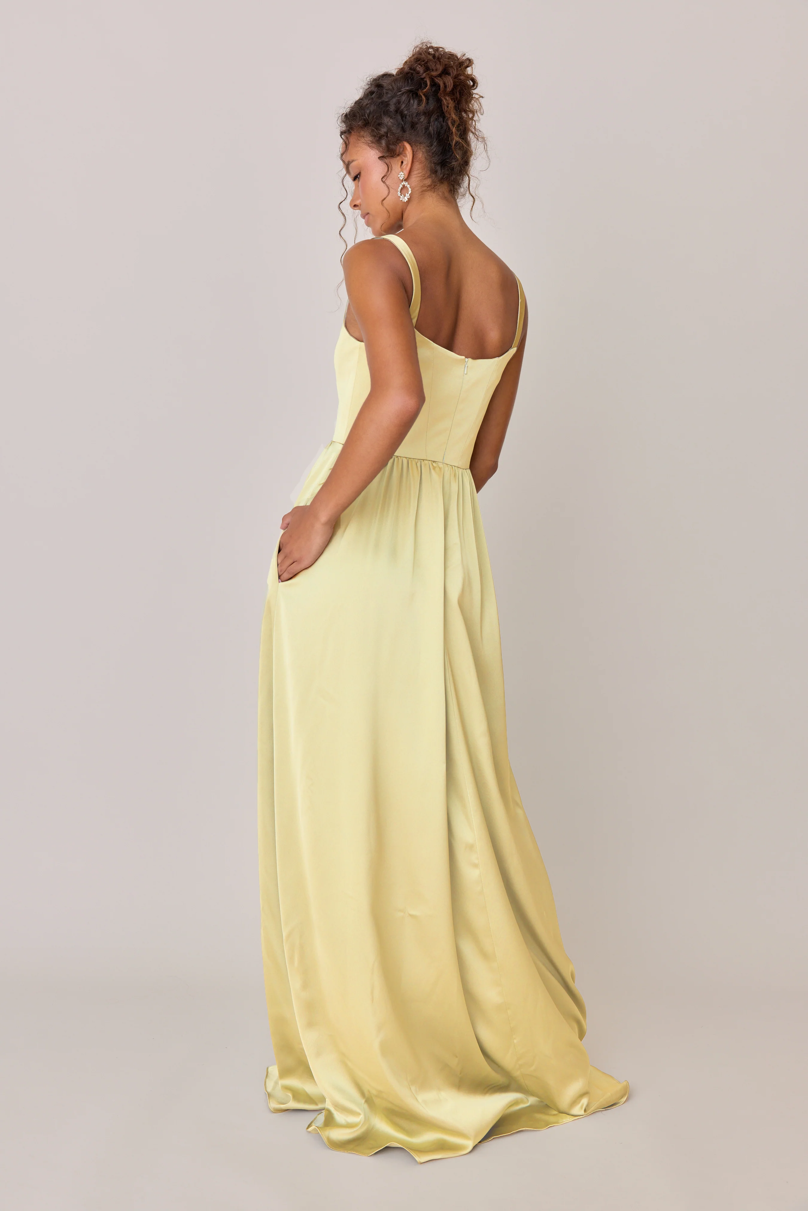 Whitney Satin Dress | Made To Order - Image 161