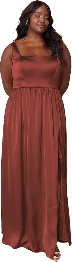 Whitney Satin Dress | Made To Order - Image 175