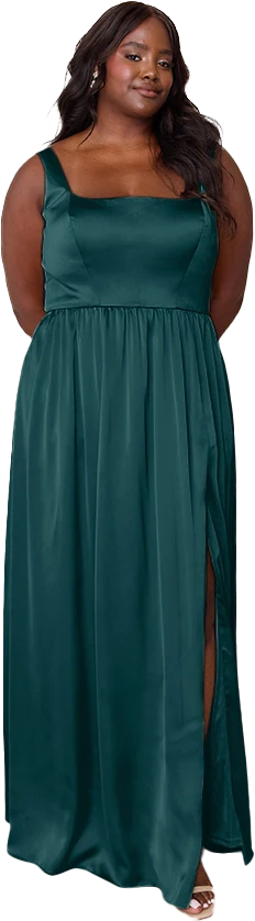 Whitney Satin Dress | Made To Order - Image 176