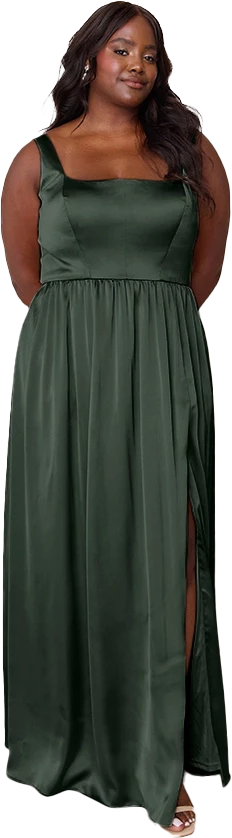 Whitney Satin Dress | Made To Order - Image 178