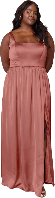 Whitney Satin Dress | Made To Order - Image 179