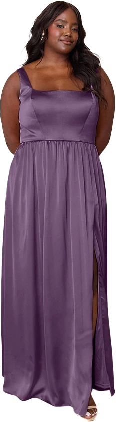 Whitney Satin Dress | Made To Order - Image 180