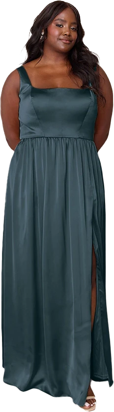 Whitney Satin Dress | Made To Order - Image 183