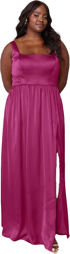 Whitney Satin Dress | Made To Order - Image 185