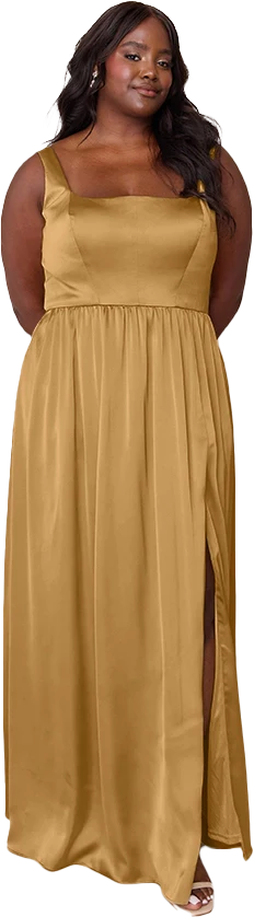 Whitney Satin Dress | Made To Order - Image 186