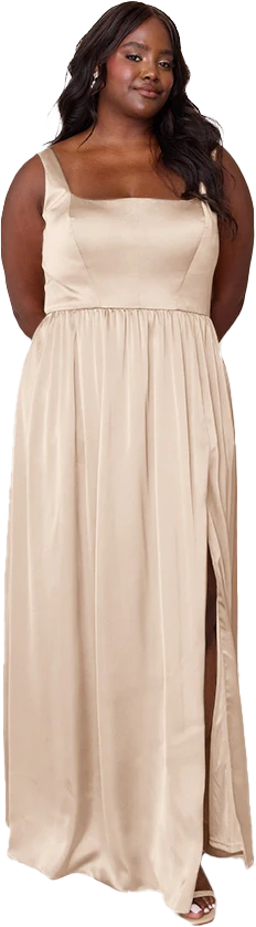 Whitney Satin Dress | Made To Order - Image 187