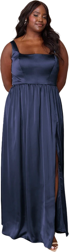 Whitney Satin Dress | Made To Order - Image 190