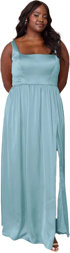 Whitney Satin Dress | Made To Order - Image 191