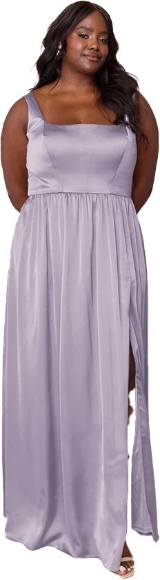 Whitney Satin Dress | Made To Order - Image 192