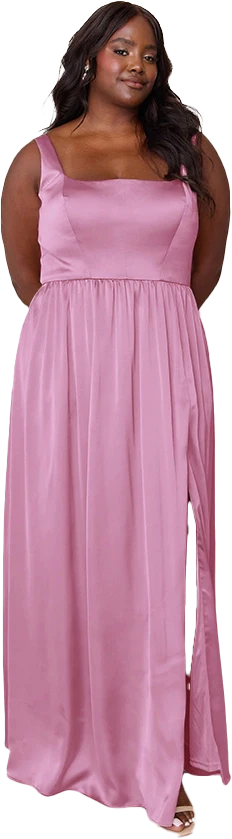 Whitney Satin Dress | Made To Order - Image 196
