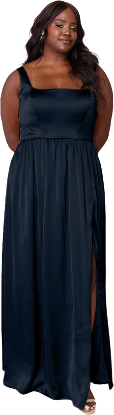 Whitney Satin Dress | Made To Order - Image 198