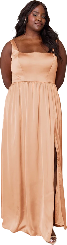 Whitney Satin Dress | Made To Order - Image 199