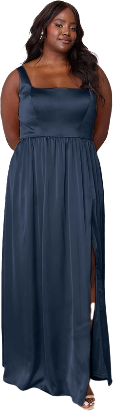 Whitney Satin Dress | Made To Order - Image 203