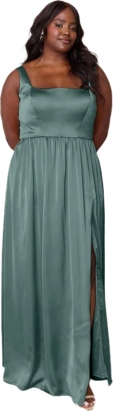 Whitney Satin Dress | Made To Order - Image 205