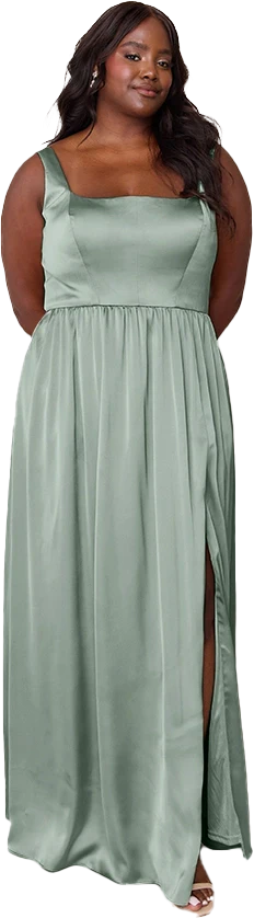 Whitney Satin Dress | Made To Order - Image 208