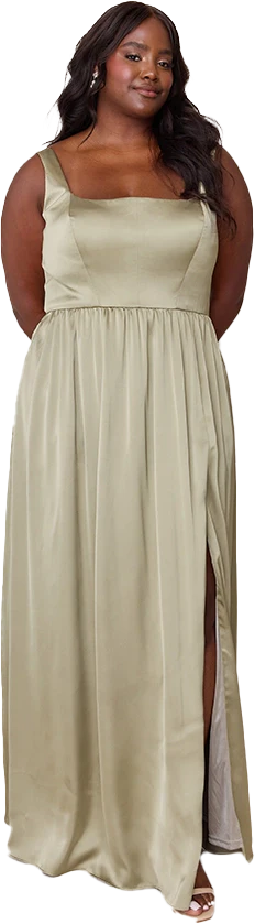 Whitney Satin Dress | Made To Order - Image 209