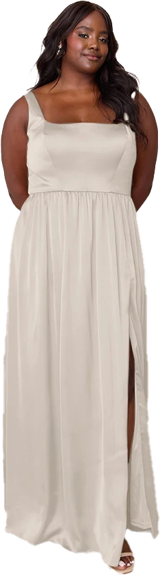 Whitney Satin Dress | Made To Order - Image 211