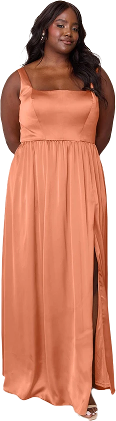 Whitney Satin Dress | Made To Order - Image 212