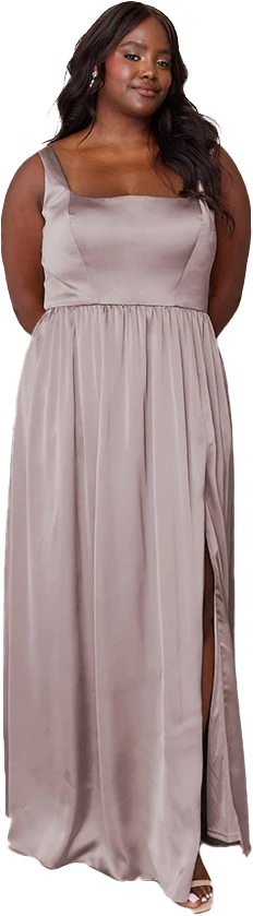 Whitney Satin Dress | Made To Order - Image 213