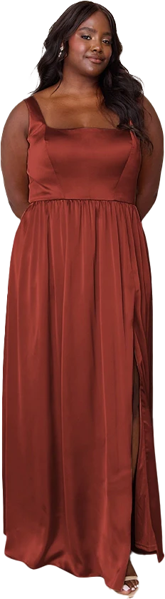 Whitney Satin Dress | Made To Order - Image 214