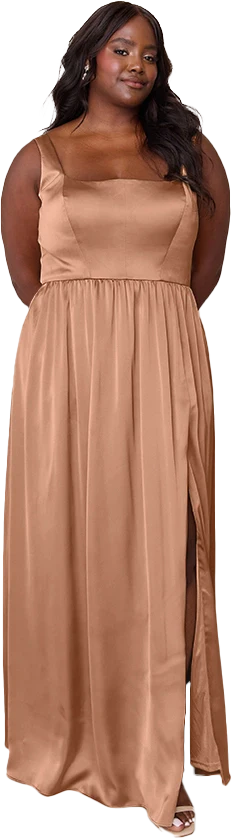 Whitney Satin Dress | Made To Order - Image 215