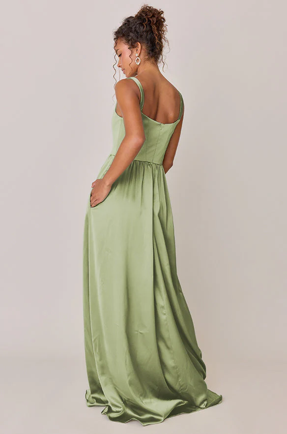 Whitney Satin Dress | Made To Order - Image 219