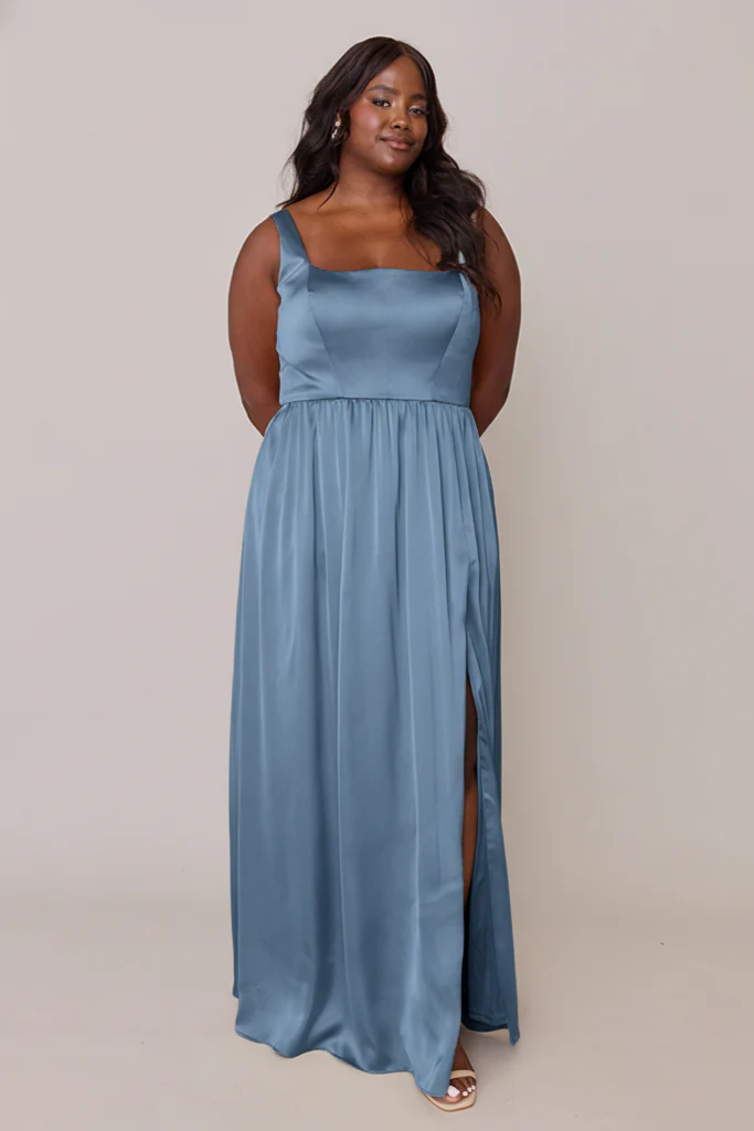 Whitney Satin Dress | Made To Order - Image 220