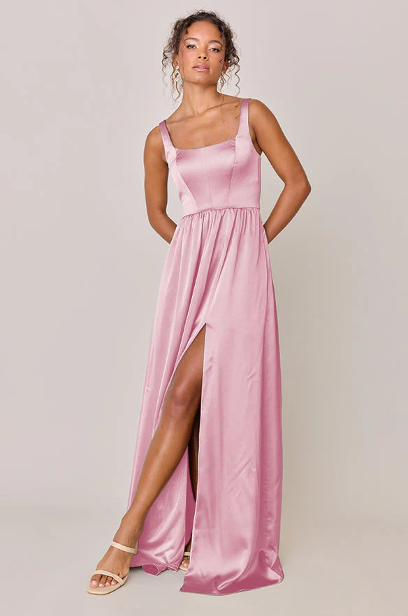 Whitney Satin Dress | Made To Order - Image 222