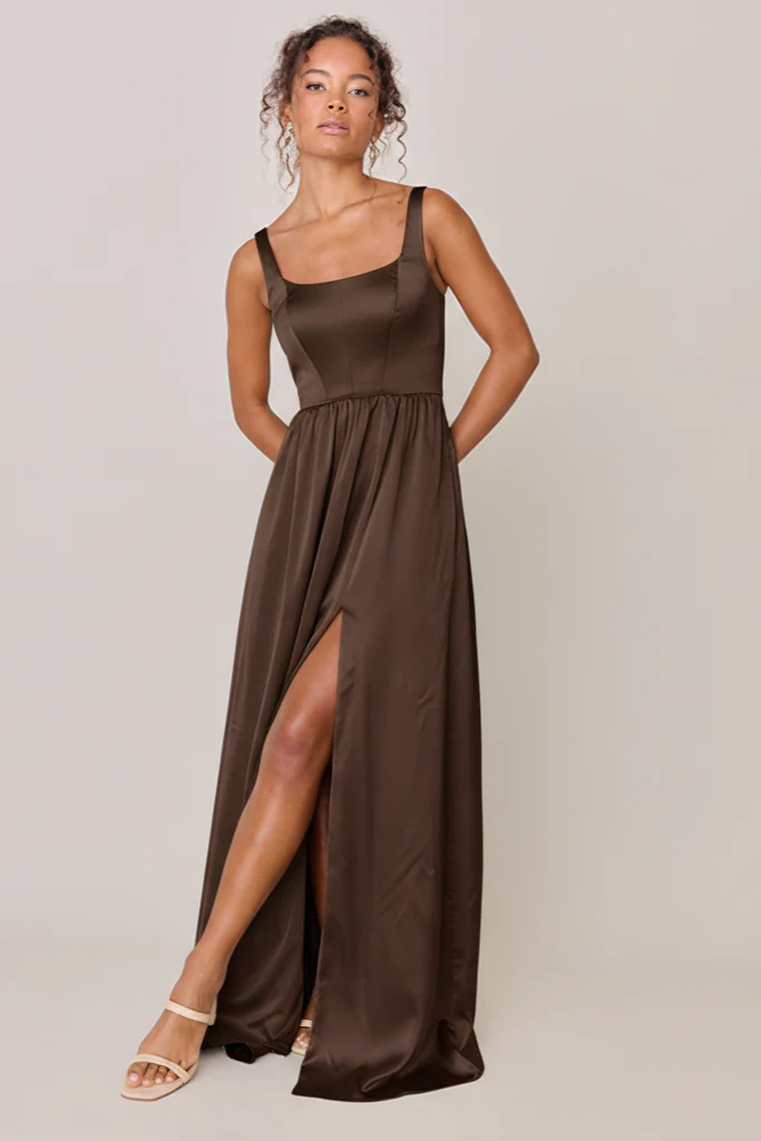 Whitney Satin Dress | Made To Order - Image 224