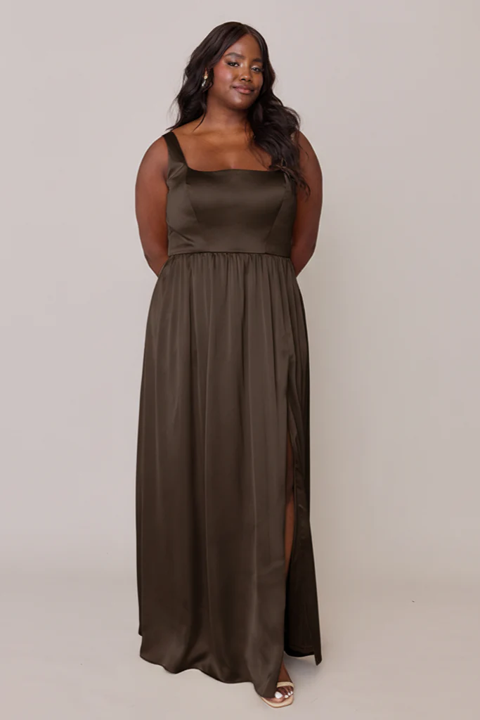 Whitney Satin Dress | Made To Order - Image 227