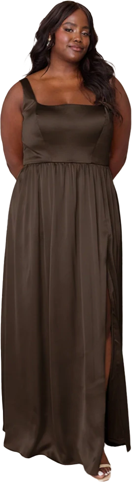 Whitney Satin Dress | Made To Order - Image 231