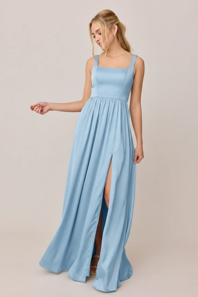 Whitney Satin Dress | Made To Order - Image 232