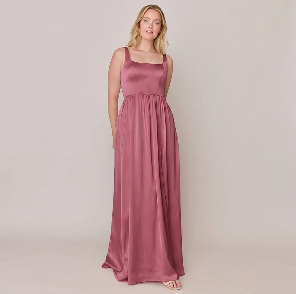 Whitney Satin Dress | Made To Order - Image 234