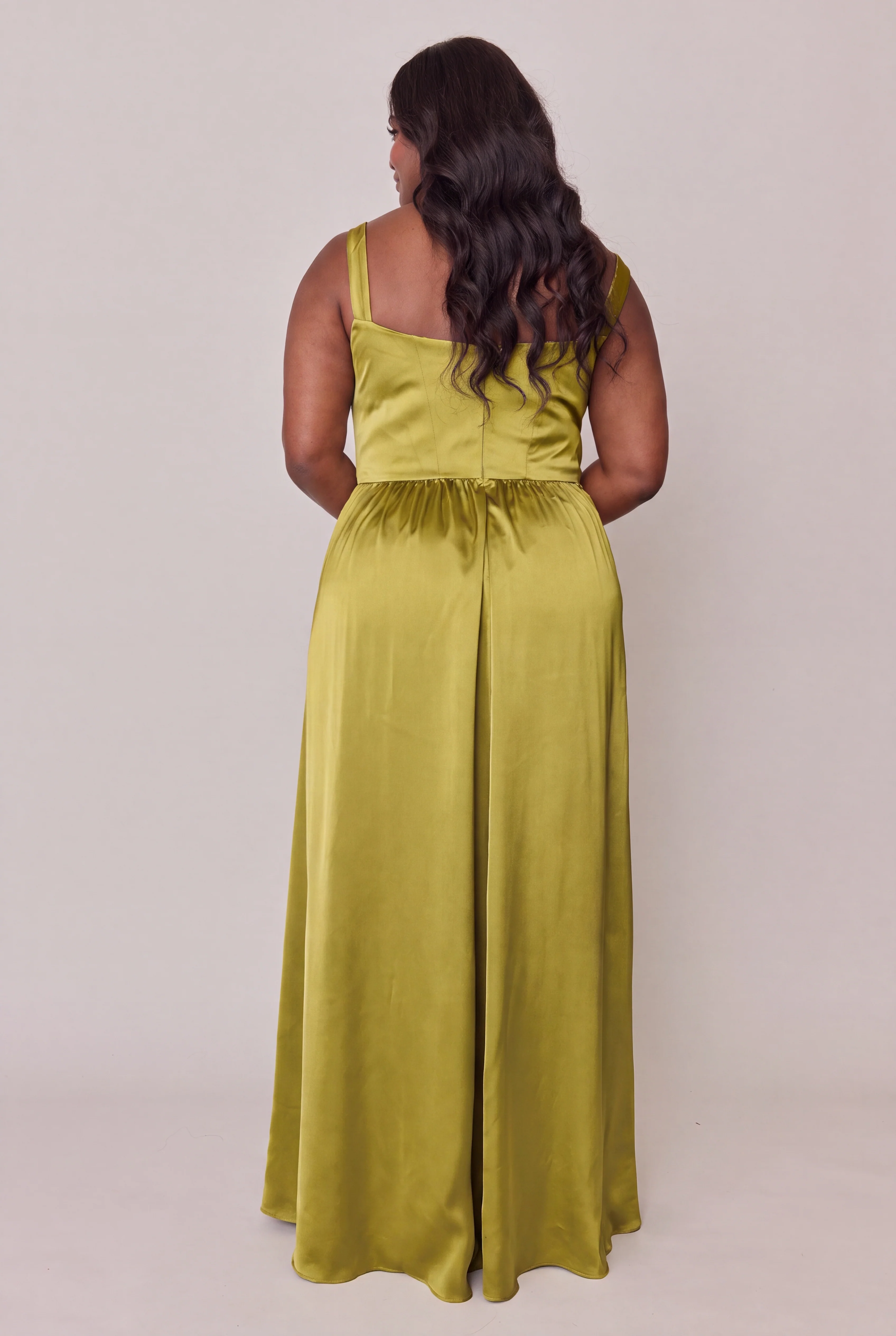 Whitney Satin Dress | Made To Order - Image 238