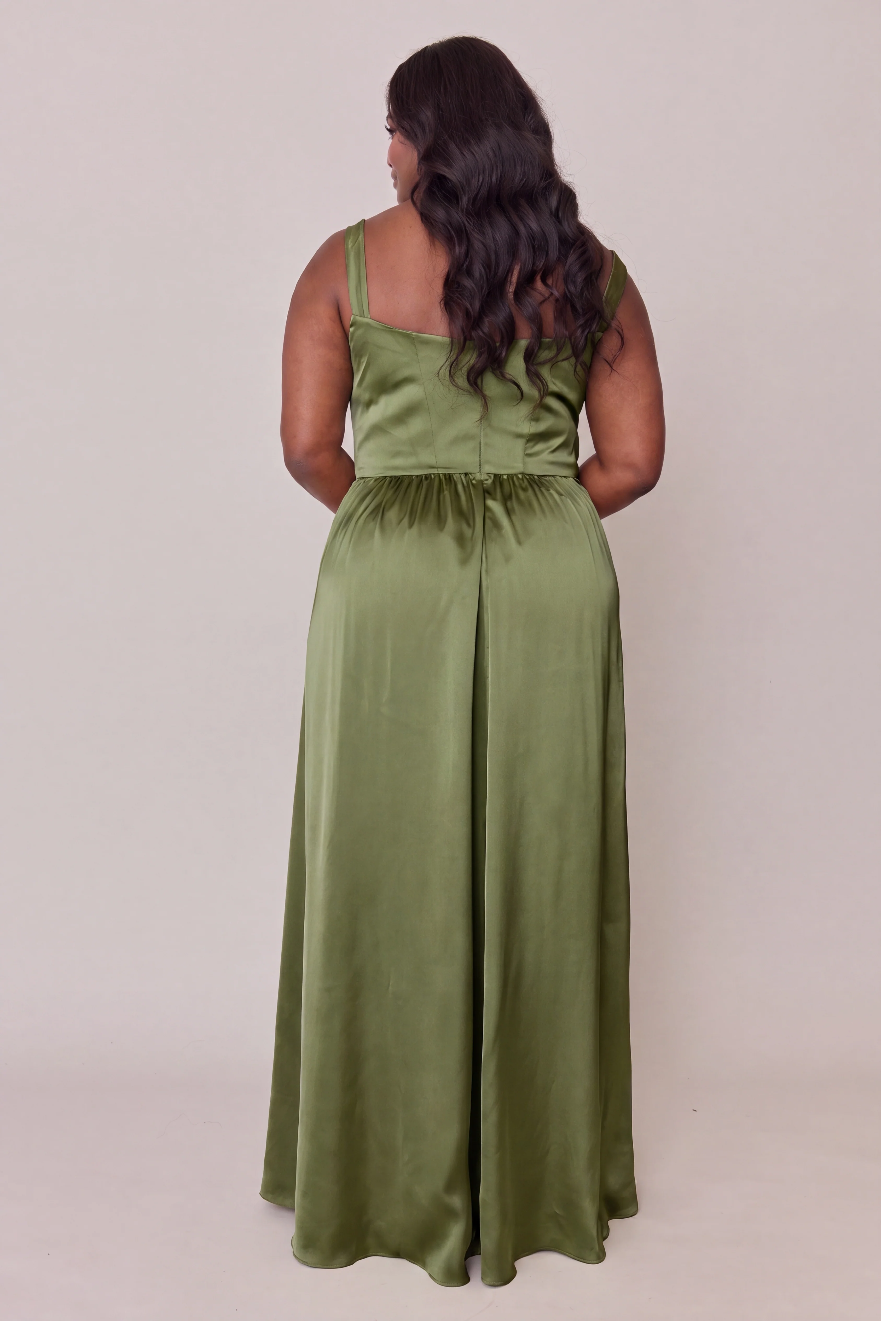 Whitney Satin Dress | Made To Order - Image 239