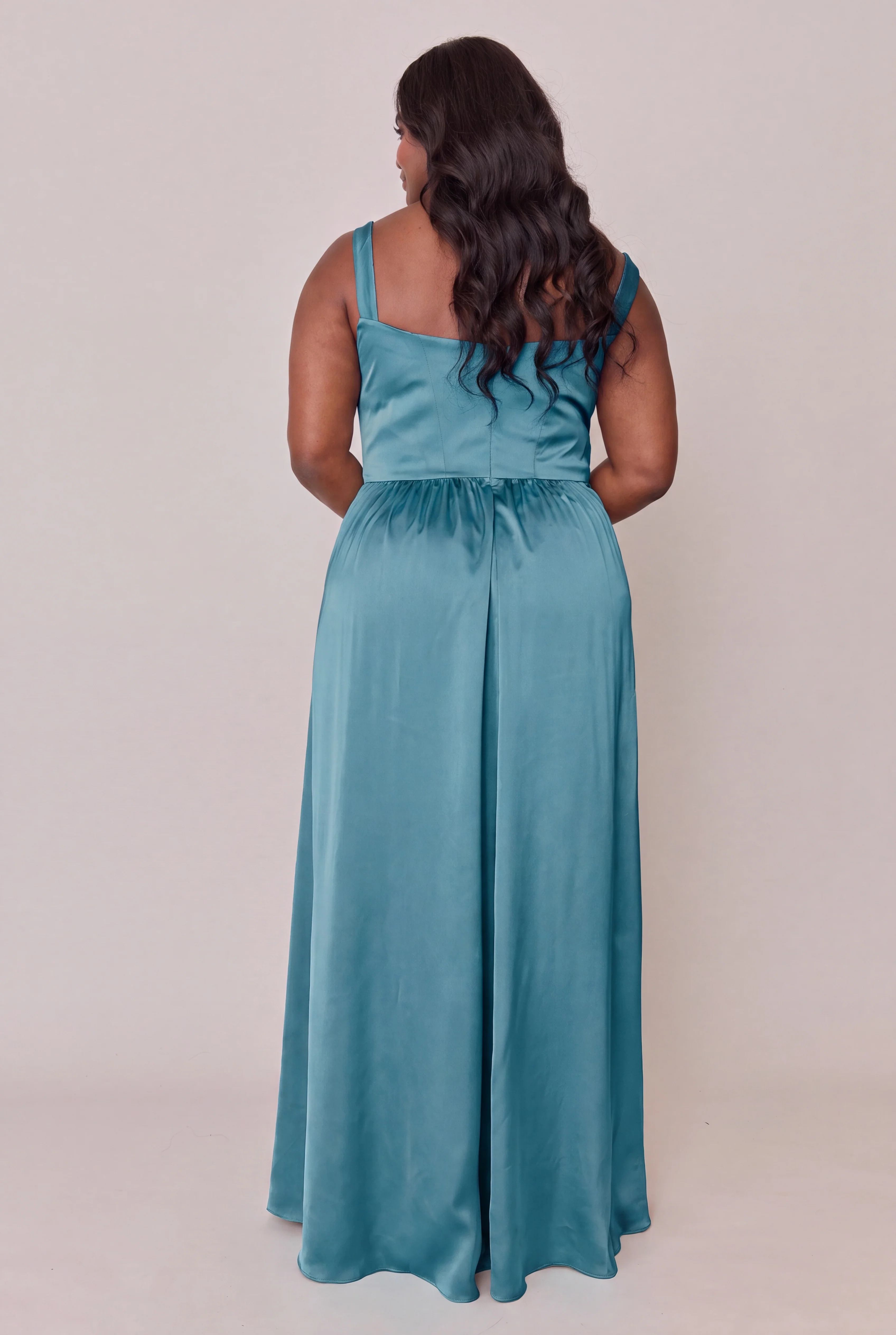 Whitney Satin Dress | Made To Order - Image 240