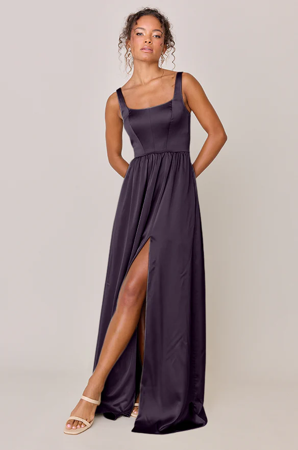 Whitney Satin Dress | Made To Order - Image 41