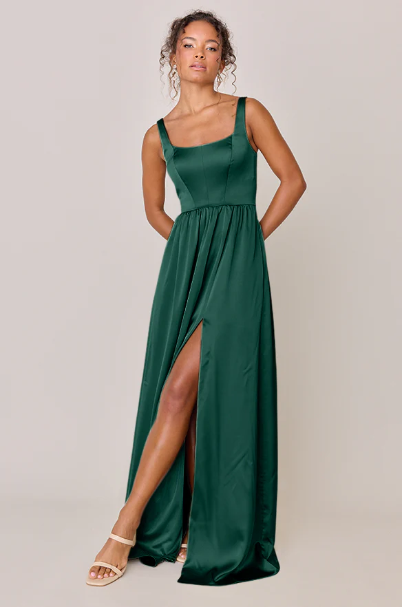 Whitney Satin Dress | Made To Order - Image 44