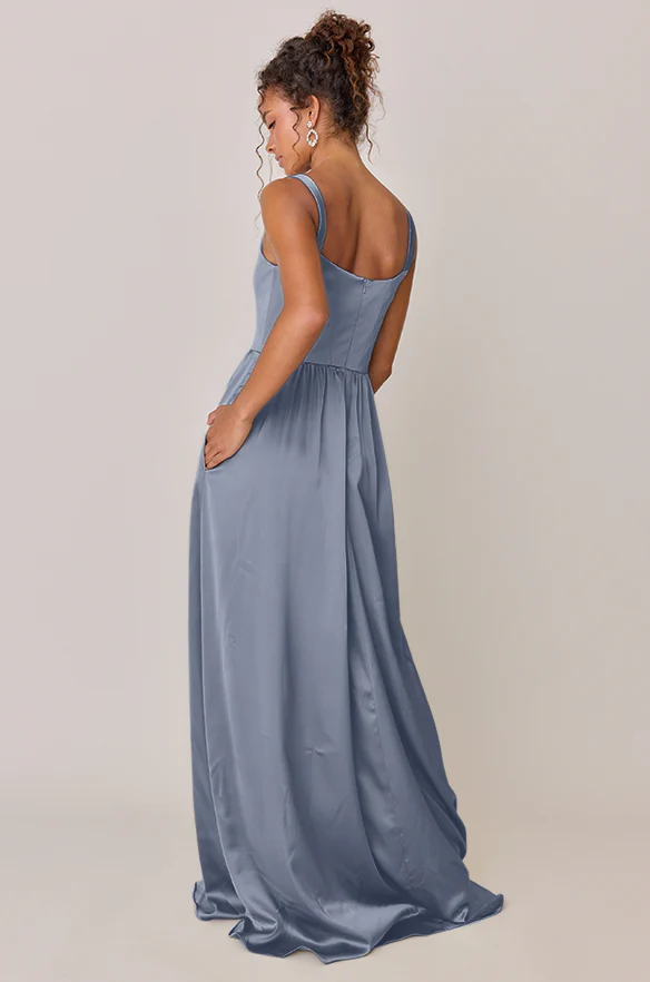 Whitney Satin Dress | Made To Order - Image 49