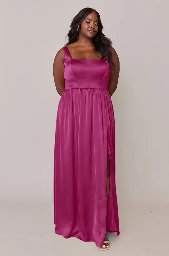 Whitney Satin Dress | Made To Order - Image 50