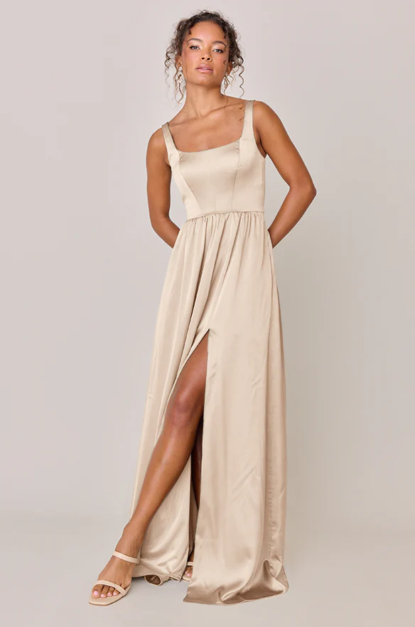 Whitney Satin Dress | Made To Order - Image 54