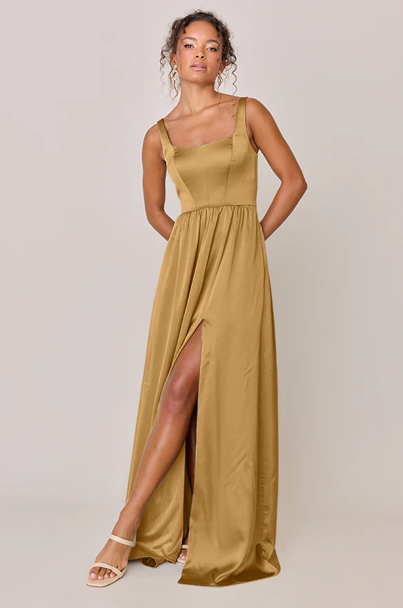 Whitney Satin Dress | Made To Order - Image 57