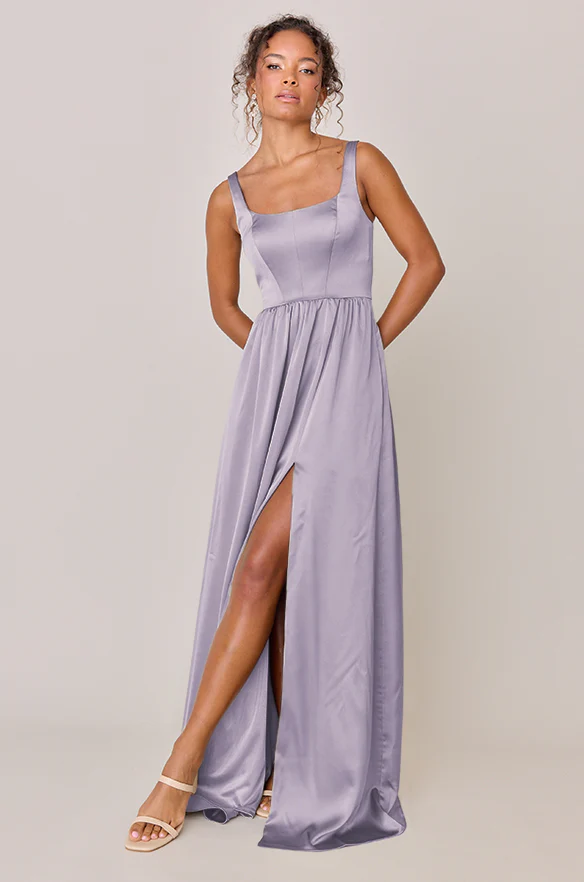 Whitney Satin Dress | Made To Order - Image 68