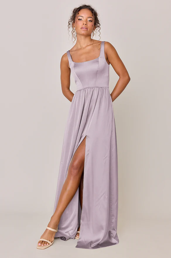 Whitney Satin Dress | Made To Order - Image 72